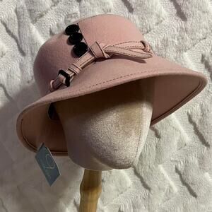 NWT Nine West pink bucket hat